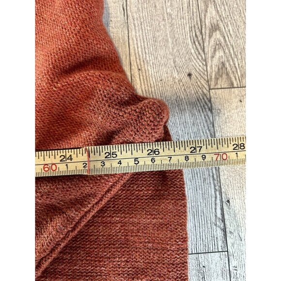 L.L. Bean Men’s Burnt Orange 1/4 Zip Knit Sweater Size L | Classic Casual - Picture 6 of 7